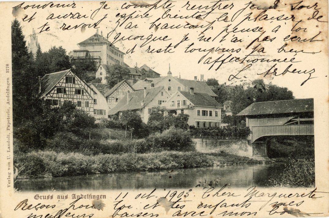 Cartoline postali: Andelfingen  ZH         um 1903 – Usato da Brig venduto da Valcards54