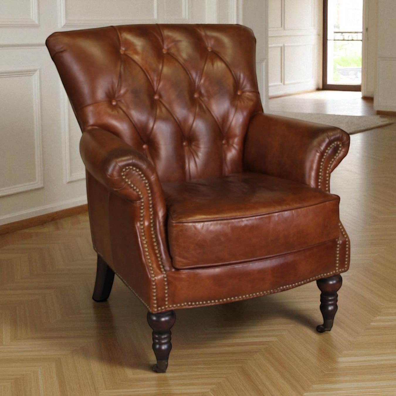 Sessel: Chesterfield Sessel, authentischer britische Tradition – Neu und originalverpackt aus Cressier FR von Cazadeco