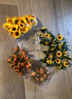 Sonnenblumen Künstliche Blumen Pflanzen Blätter Kunstblumen