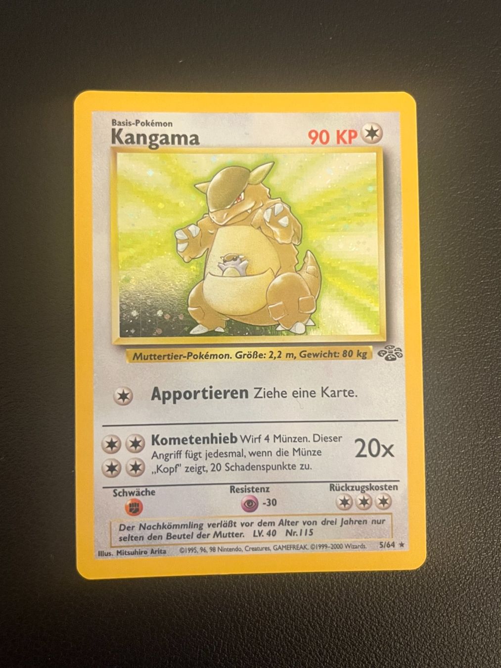 Pokémon Carte collezionabili: Pokemon Kangama Holo – Usato da Zollikerberg venduto da Guido175