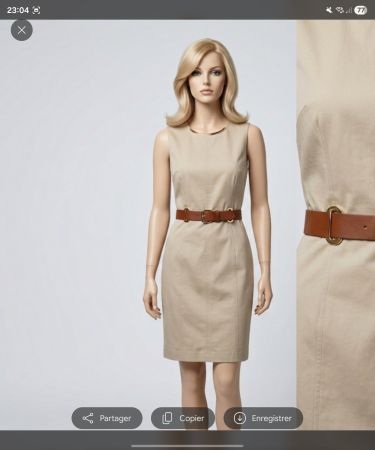 Robe d'été Michael Kors - Taille 36 - Couleur sable☀️