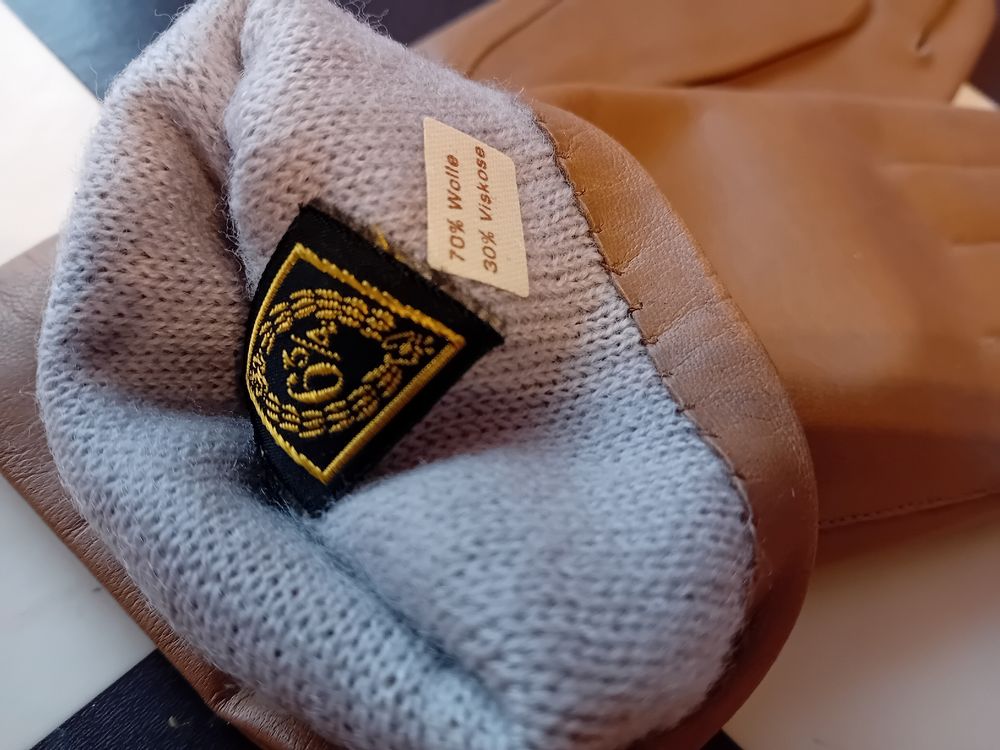 Nappa LederHandschuhe 6 3/4 2