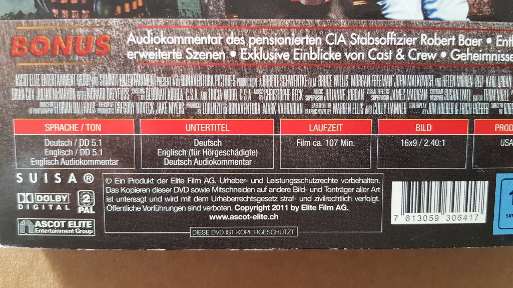 Tutti i DVDs: DVD RED / Bruce Willis – Usato da Oetwil am See venduto da fineli2 1