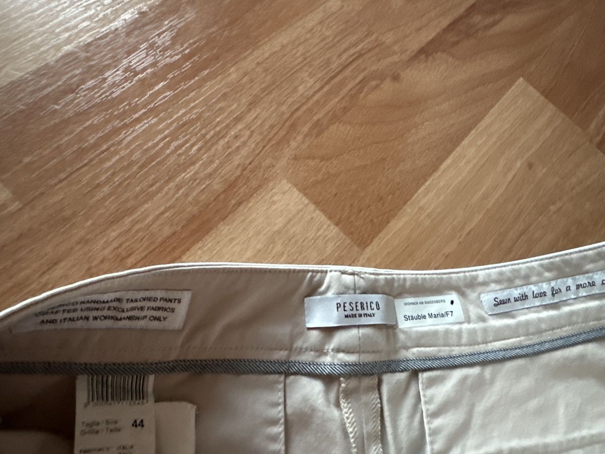 Peserico Pantaloni: Peserico, Beige, Gr. 44 einf. Bundweite 38 cm – Usato da St. Gallen venduto da mai_zpt7 1