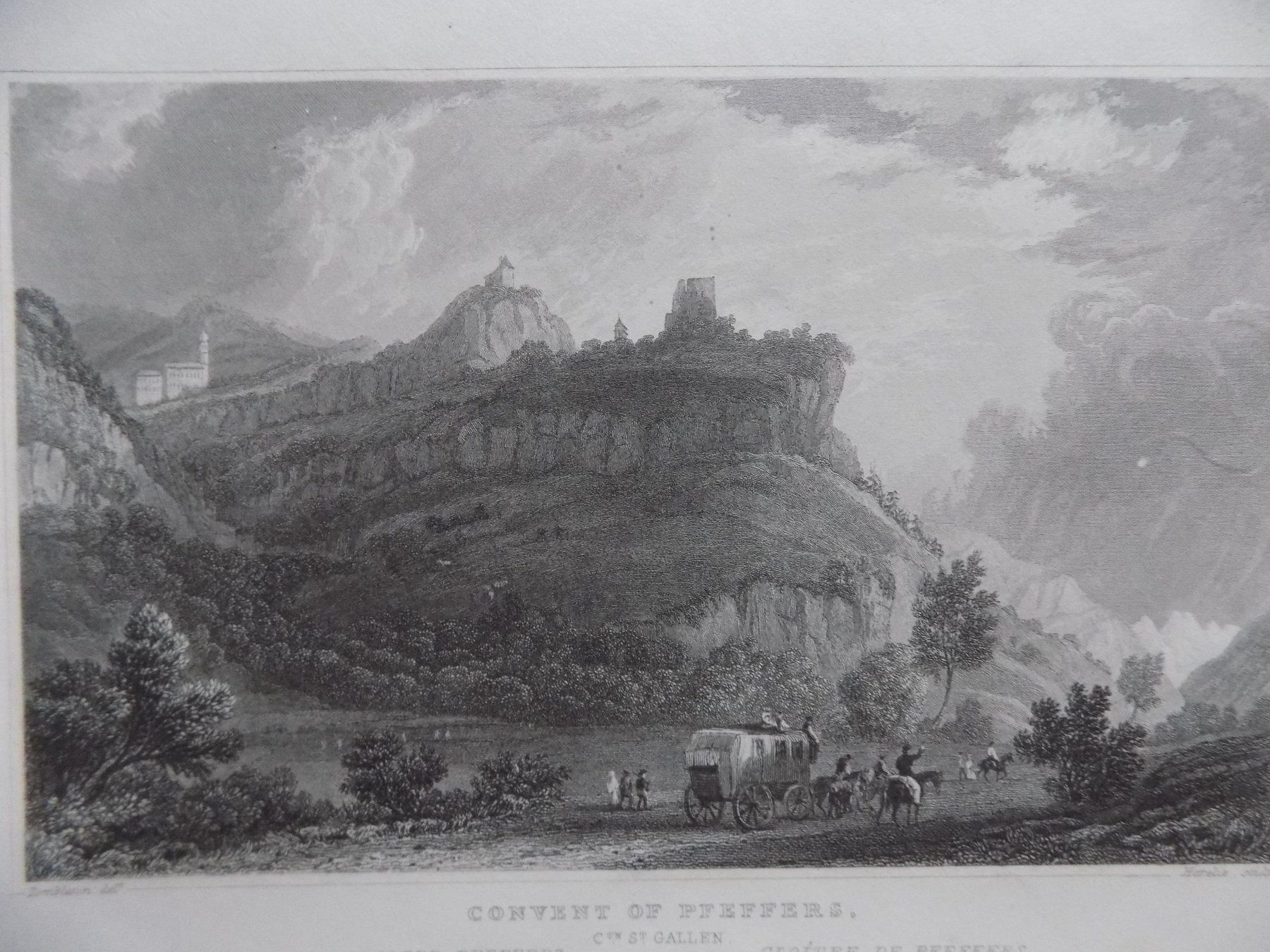 Gravures: Pfäfers von Tombleson – D'occasion à Risch par Antikfee 2