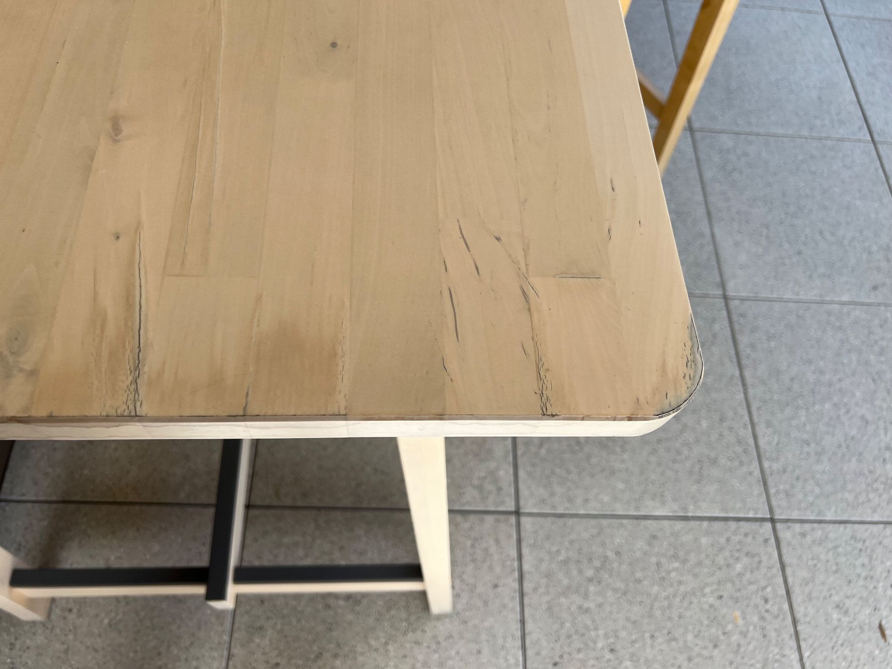 Ikea Set di tavolo e panche: Ensemble table haute et 2 tabourets en bois – Usato da Troinex venduto da Nono1331 4