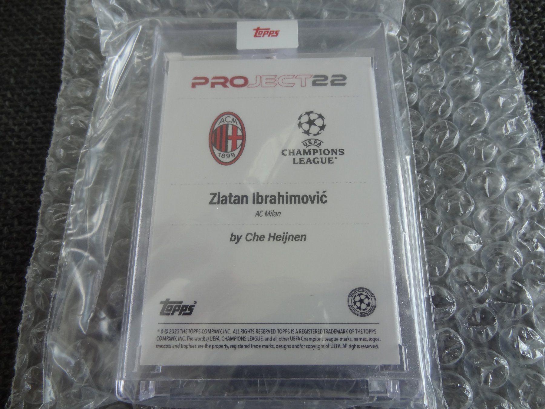 Carte collezionabili: topps Project 22 Zlatan Ibrahimovic Trading Card – Nuovo e nell'imballaggio originale da Lyss venduto da Famicom 1