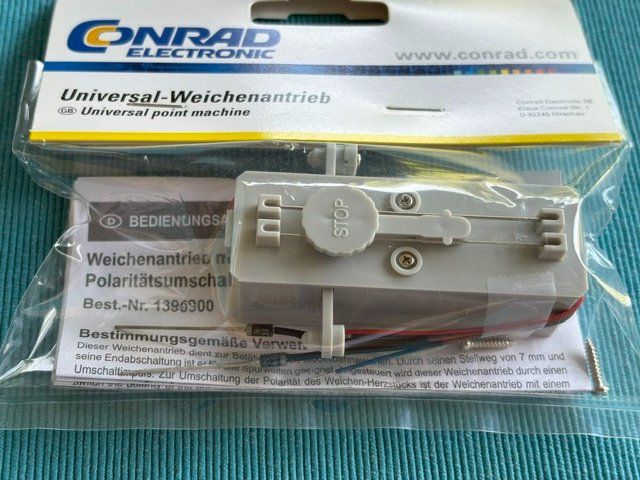 Modelleisenbahnen: Conrad Weichen Antrieb mit Polarität – Neu und originalverpackt aus Frenkendorf von HampeFrenk 1
