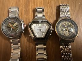 3 Exclusive Herren Armband Uhren