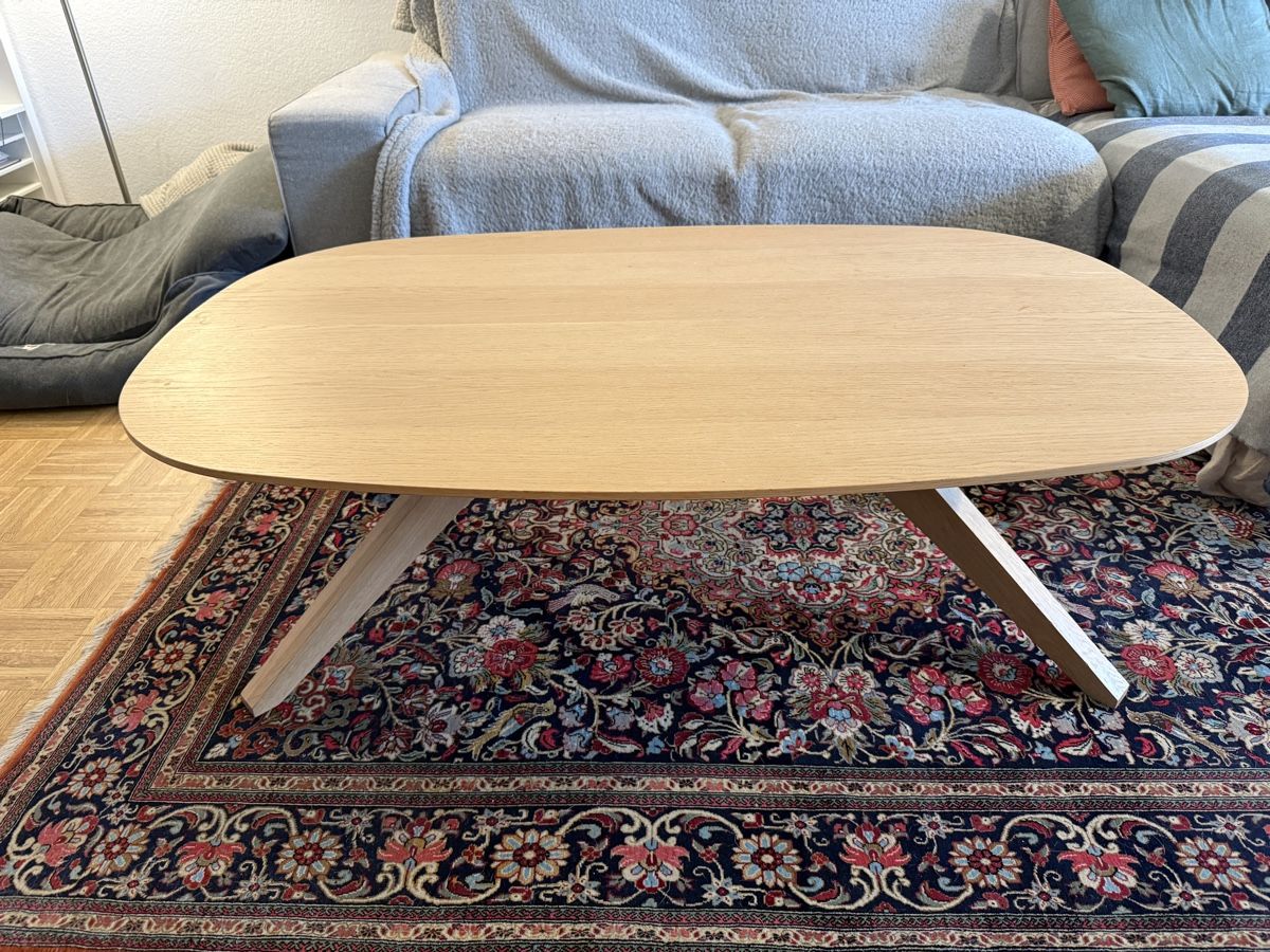 Tische: Table basse Case Cross Oval - Design Matthew Hilton – Gebraucht aus Châtelaine von AST_GE