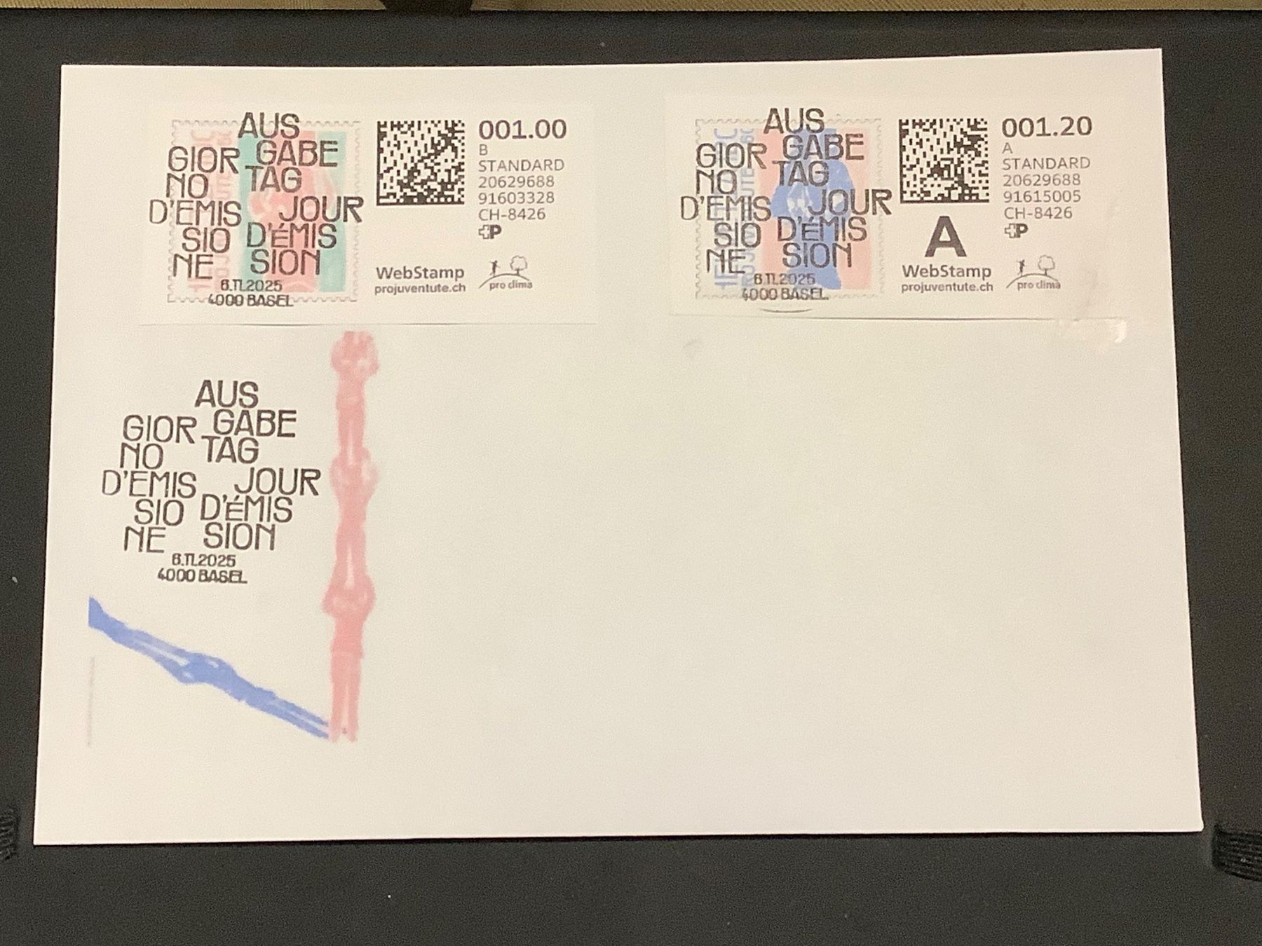 Tutti i francobolli: PRO JUVENTUTE FDC  Webstamp mit Zuschlag !!! – Usato da Lufingen venduto da Rac0
