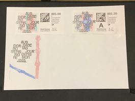 PRO JUVENTUTE FDC  Webstamp mit Zuschlag !!!