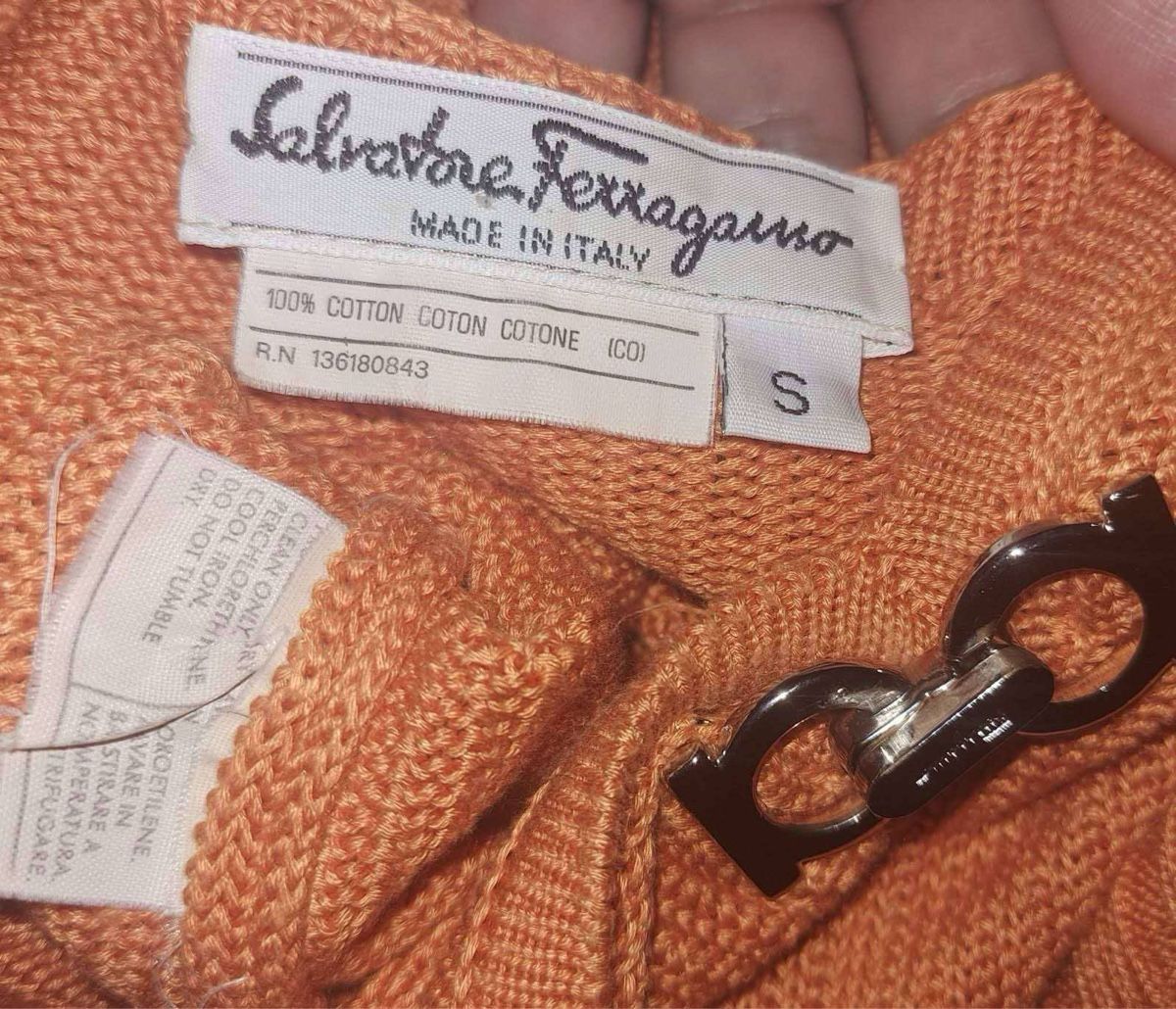 Salvatore Ferragamo Maglioni & Felpe: Salvatore Ferragamo Cotton Sweater – Usato da St.Josefen venduto da lop_lh8d 2