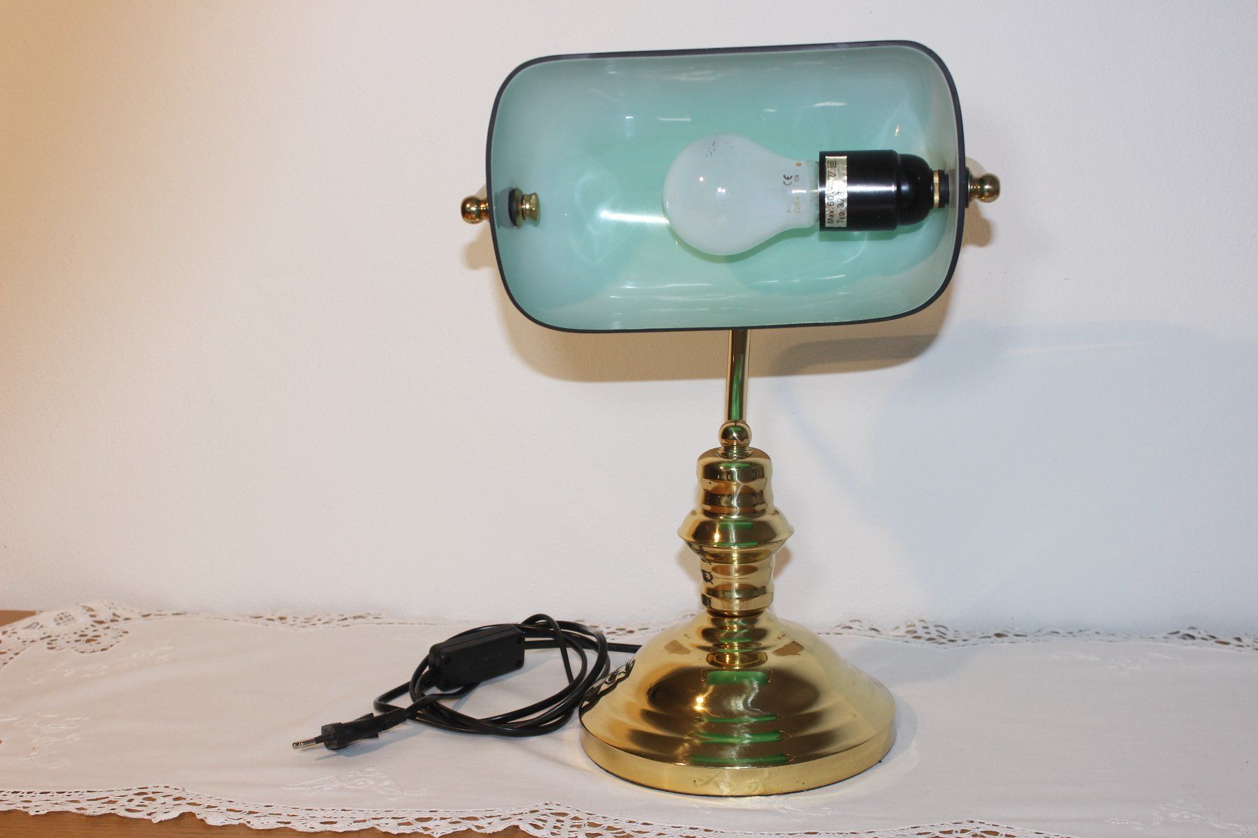Lampen: Vintage Banker Lampe – Gebraucht aus Basel von Mila_Graf 3