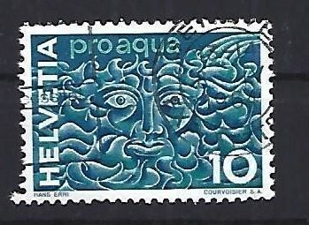Tutti i francobolli: 1964 - Antiker Wassergott – Usato da Schaffhausen venduto da poststamp