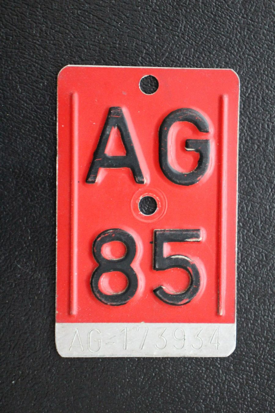 Insegne: Aargau 1985 Velonummer / Fahrradnummer – Usato da Wiedlisbach venduto da han_n6ff