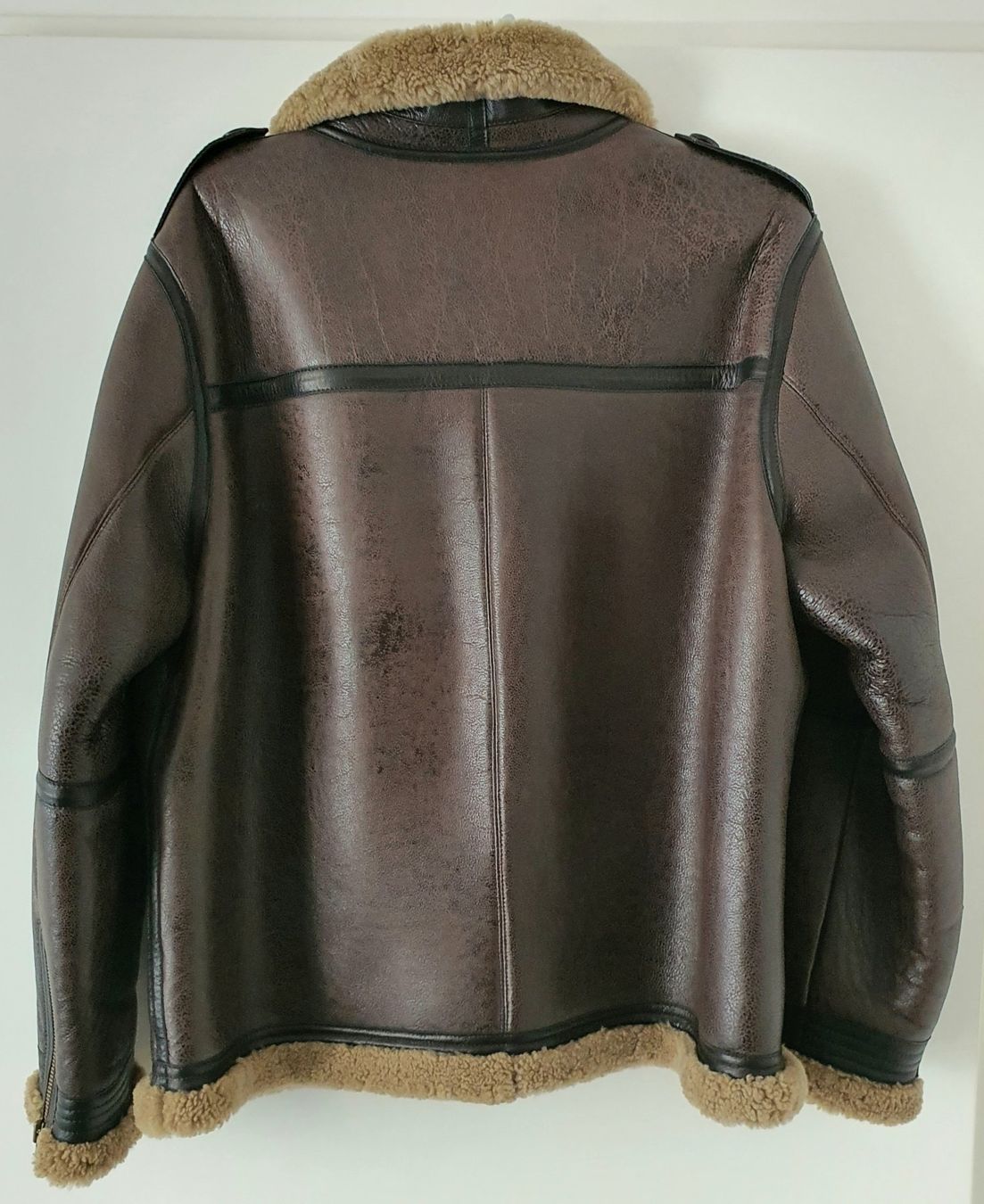 Vestes: Stylische Herren Lammfelljacke Braun – D'occasion à Weiach par sim_8s27 7