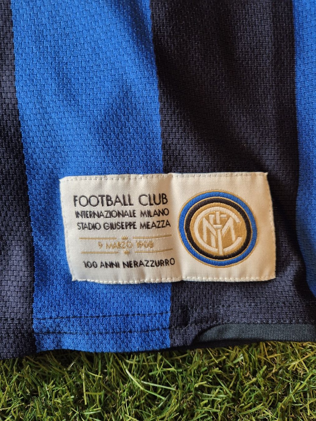 Nike Leibchen & Hosen: Inter 07/08 Centenario Trikot Heim #4 Zanetti Original - M – Gebraucht aus Birr von Hombrero 8