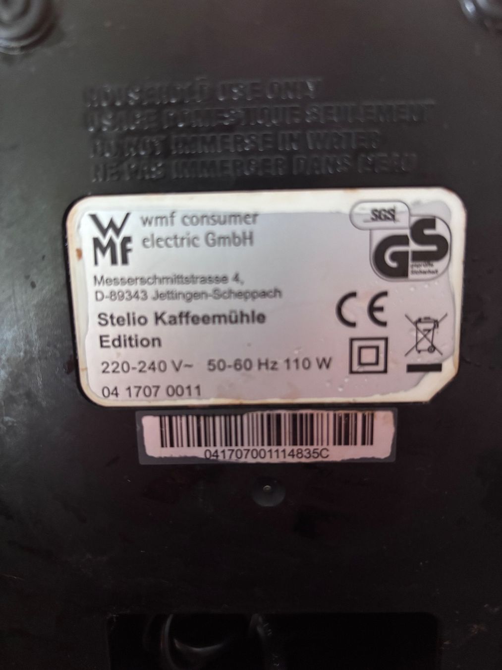 Küchengeräte: WMF Stelio Kafeemühle – Gebraucht aus Niedermuhlern von Mel_c 2