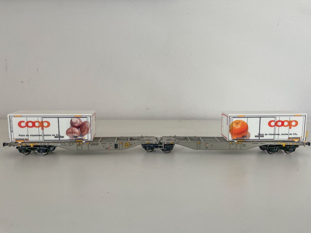 Mehano Trains électriques: Wagon Coop/railCare – D'occasion à Font par TrainspottersuisseHo 1