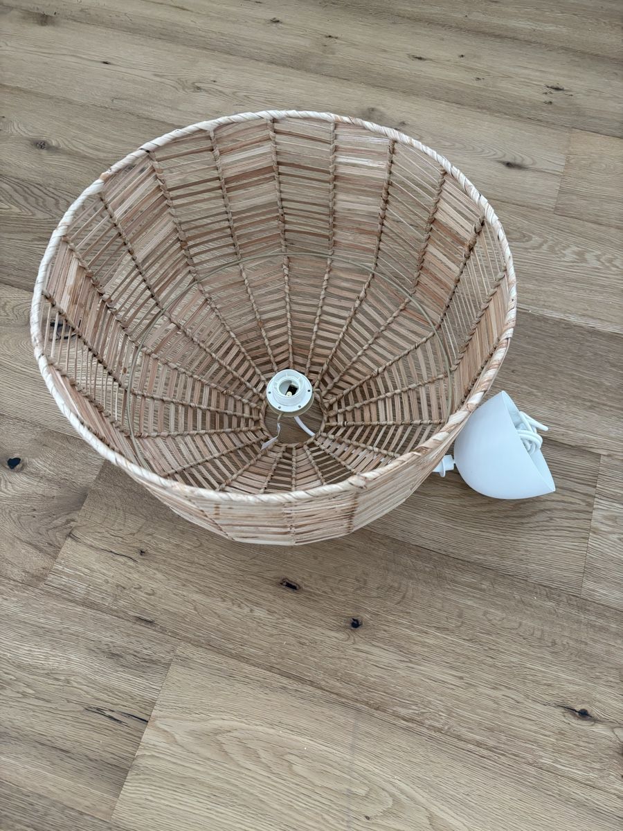 Ikea Kronleuchter & Deckenlampen: KAPPELAND Deckenlampe aus Rattan – Gebraucht aus Einsiedeln von luk_z69w 1
