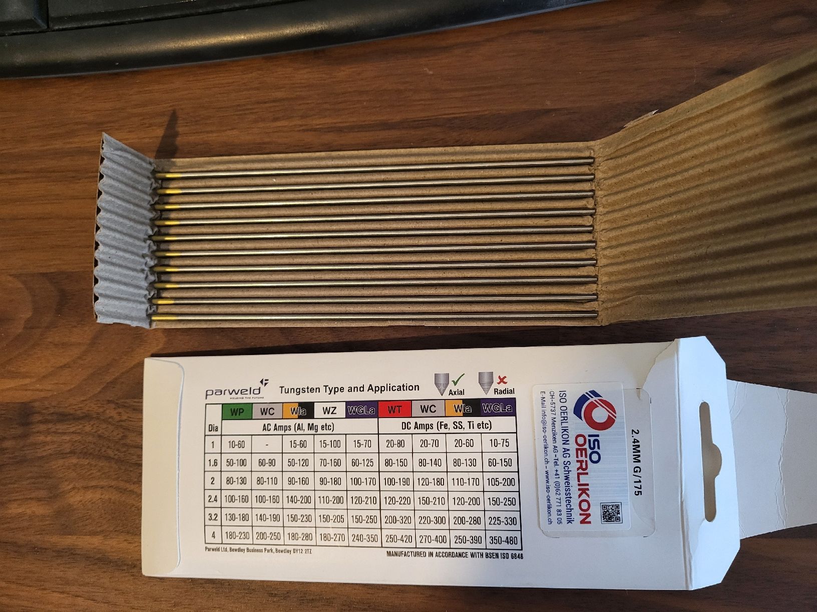 Saldatori: Wolfram Elektroden 3 Set  NEU – Nuovo e nell'imballaggio originale da Riniken venduto da Daisy91 6