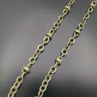 Kette Meterware 3.5x2.5mm altbronze 1m