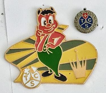TCS Placchette & Badge: 2  Pin  TCS – Usato da Pfäffikon ZH venduto da Colacity