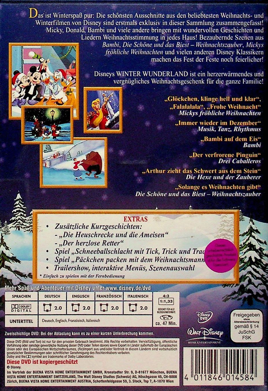 Tutti i DVDs: DVD  Disney Winter Wunderland – Usato da Reitnau venduto da Zaomir 1