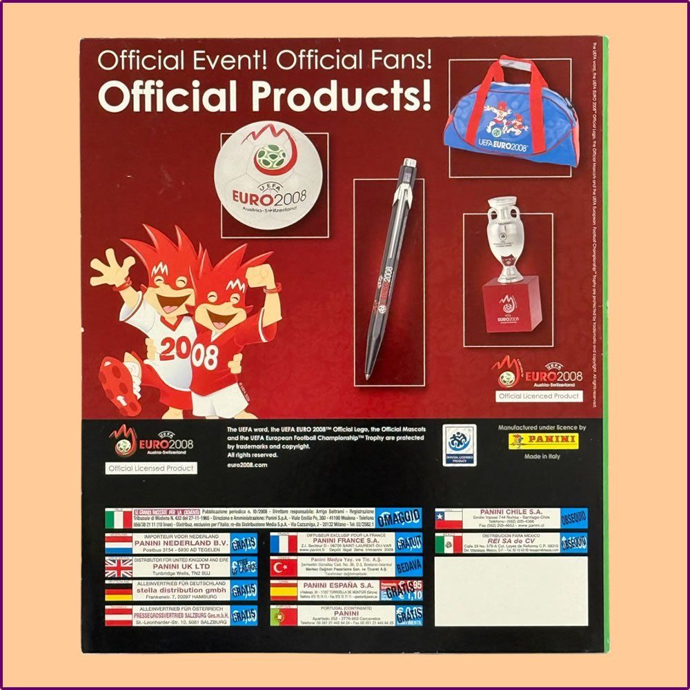 Panini Album: Panini Euro 2008 - Leeralbum, vide, empty, vuoto – Nuovo (secondo la descrizione) da Ettingen venduto da Rlegge 1