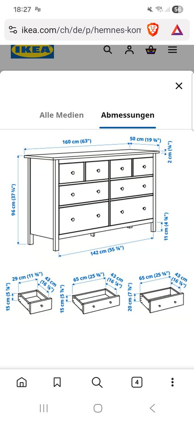 Ikea Cassettiere: IKEA Hemnes Kommode – Usato da Grossdietwil venduto da sal_8mst 5