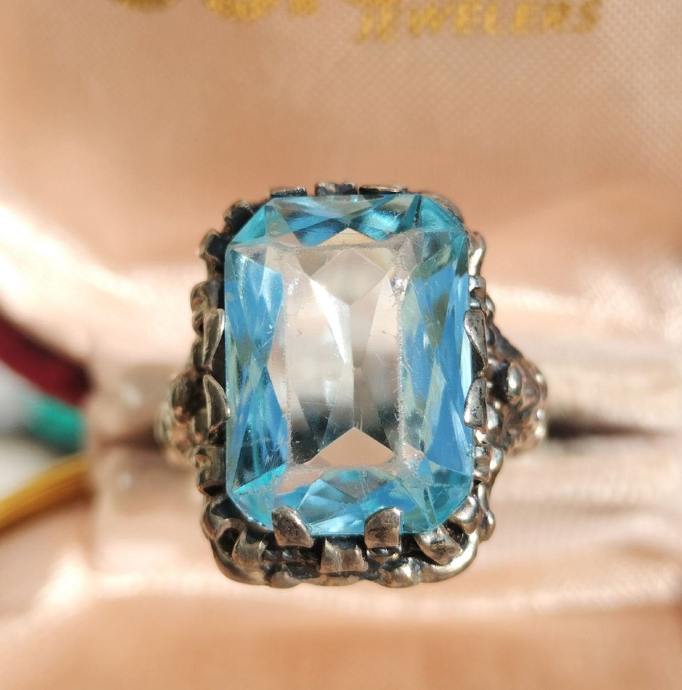 Anelli: Antiker Silber Ring mit hellblauem Paste✨ – Usato da schwyz venduto da larry91sz 3