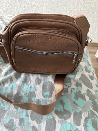 Sac bandoulière brun
