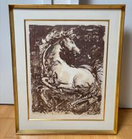 Lithographie cheval Hans Erni