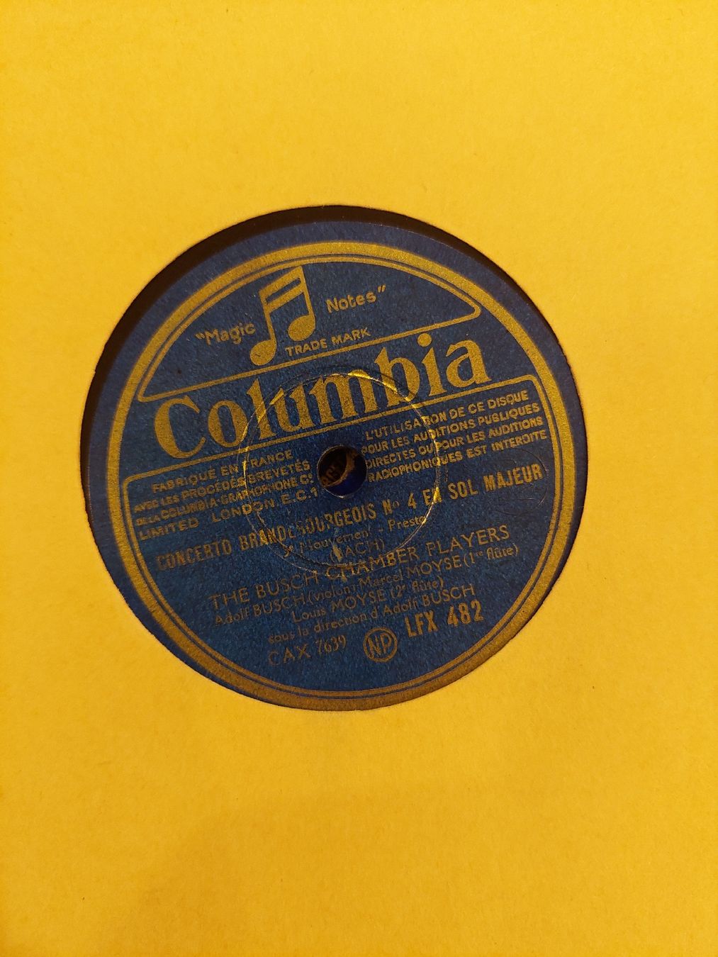 Dischi in vinile: 14 Schellackplatten, Bach Brandenburgische Konzerte, Busch – Usato da Zürich venduto da Cortin 3