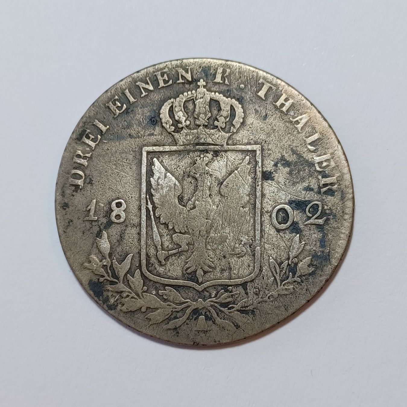 Alle Münzen: 1/3 Taler 1802 Brandenburg-Preussen s – Gebraucht aus Pfäffikon ZH von Welt_Muenzen 1