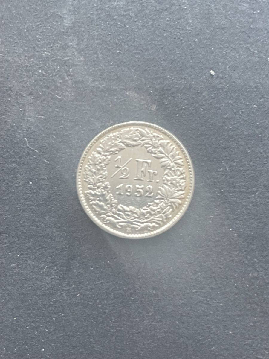 Toutes les monnaies: -.50 Silber CH Jahr 1952 – D'occasion à Meierskappel par Hala03