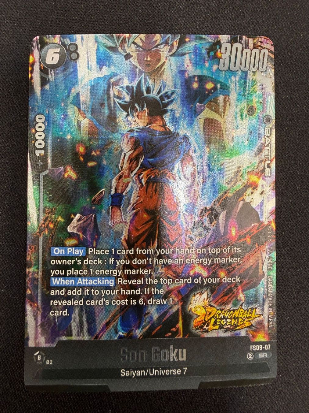 Bandai Carte collezionabili: Son Goku FS09-07 SR NM – Nuovo (secondo la descrizione) da Rolle venduto da KPTreasures