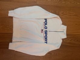 Pull polo Ralph Lauren blanc sport taille S
