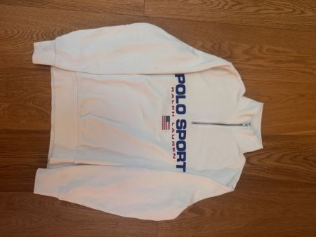Pull polo Ralph Lauren blanc sport taille S