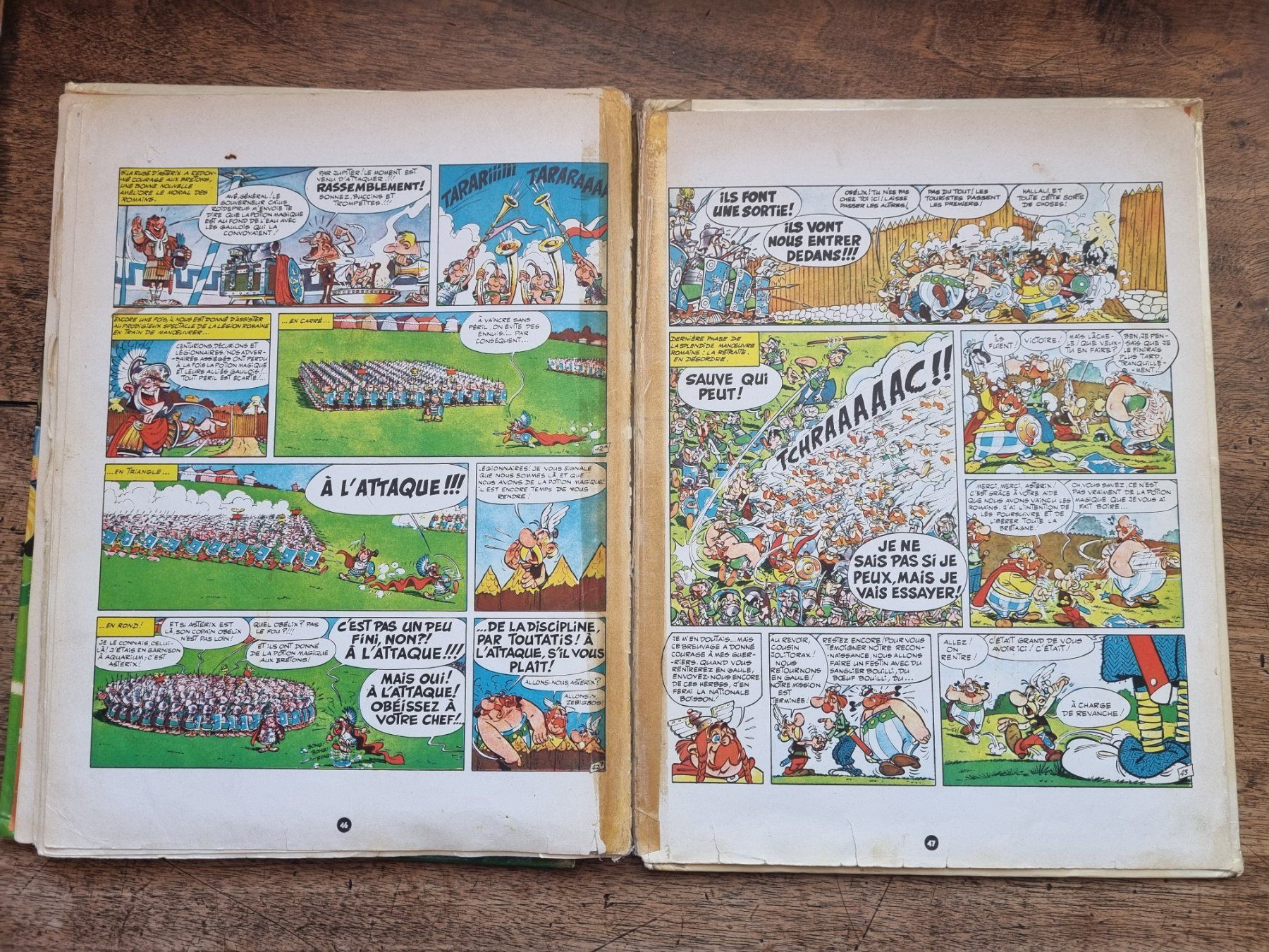 Fumetti: BD Astérix chez les Bretons Dargaud 1966 état usagé – Difettoso da Echandens venduto da Dicot 8