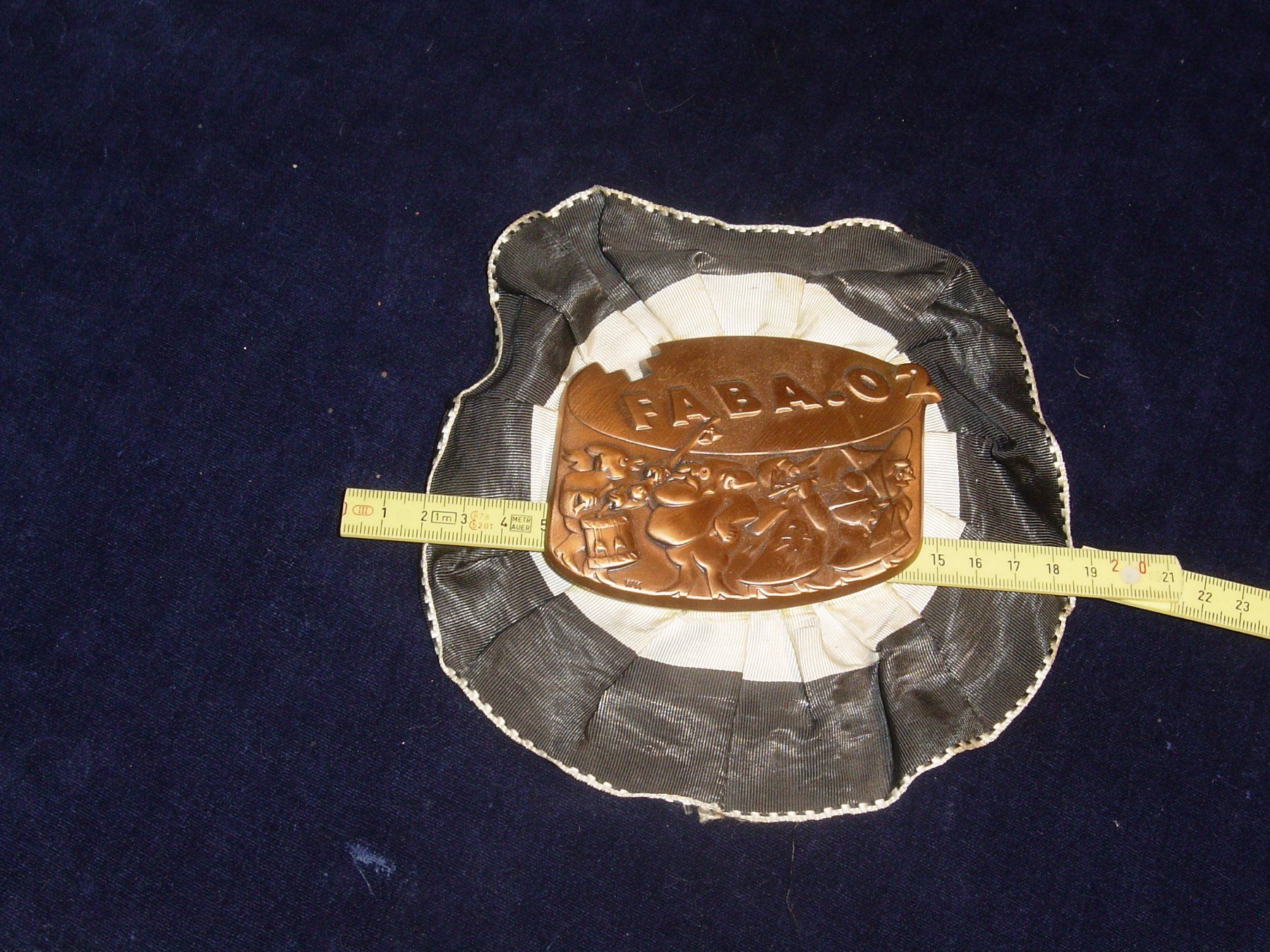 Medaglie: Basler Zusplakette Kupfer 2002 mit Platte & Rosette – Usato da Binningen venduto da chat01 3