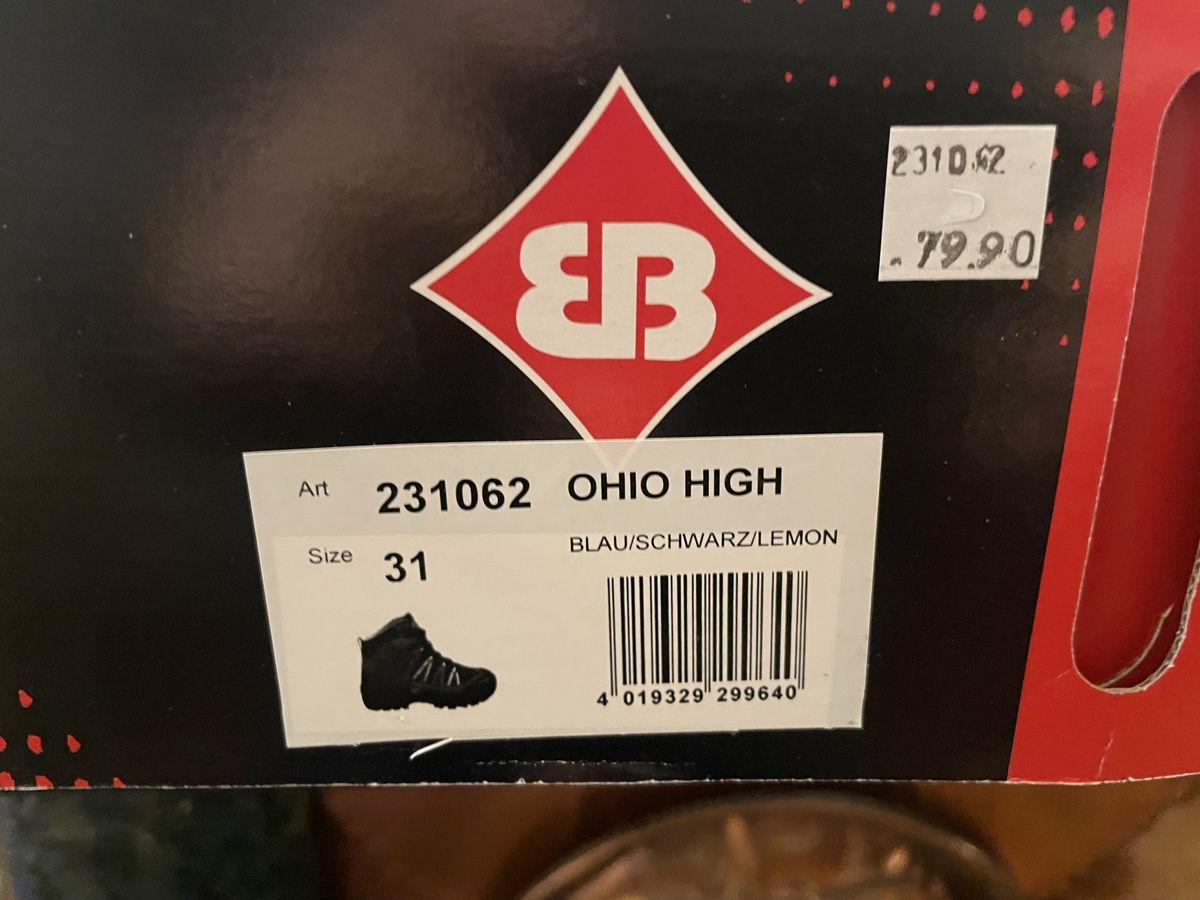 Scarpe per ragazzi: Kinder Wandernschuhe neu 31 – Nuovo e nell'imballaggio originale da Rueras venduto da frausnow12 4