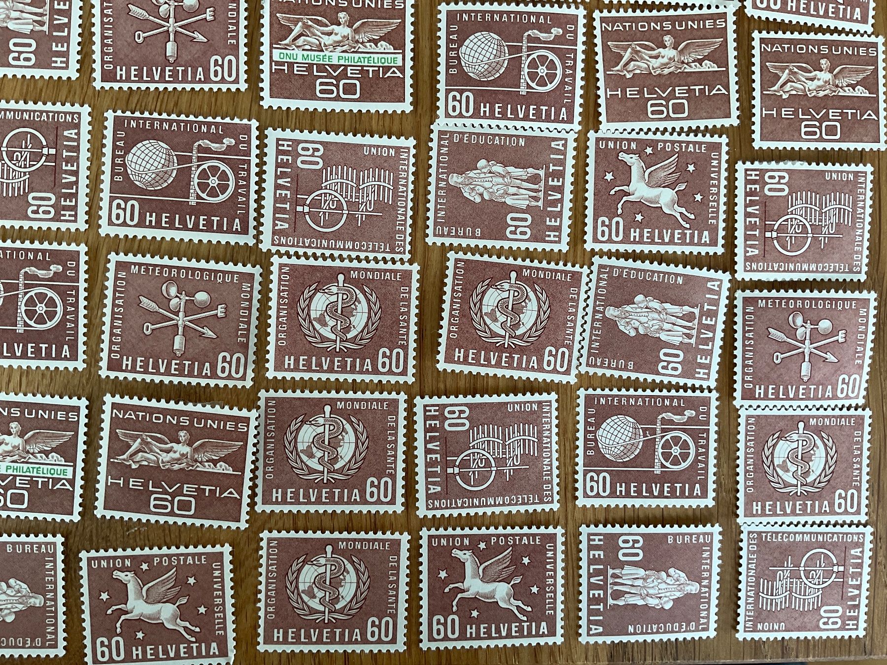 Alle Briefmarken: 60Fr Ämter Frankaturware ungestempelt postfrisch Sammlung – Neu (gemäss Beschreibung) aus Wil SG von Chefsugus 4