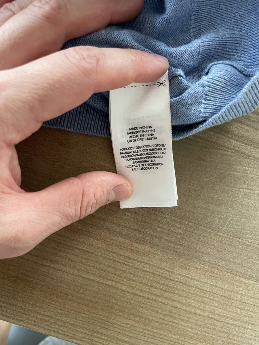 Ralph Lauren Maglioni & Felpe: Ralph Lauren Sweater, Pullover- Sky Blue, Slim Fit, Cotton – Usato da Oberhofen am Thunersee venduto da BikeForMySister 4