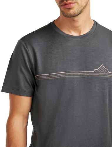 Icebreaker T-shirt: Icebreaker Men Merino 150 Tech Lite SS Tee Range Stripes ... – Nuovo e nell'imballaggio originale da St. Gallen venduto da sportglobe 5