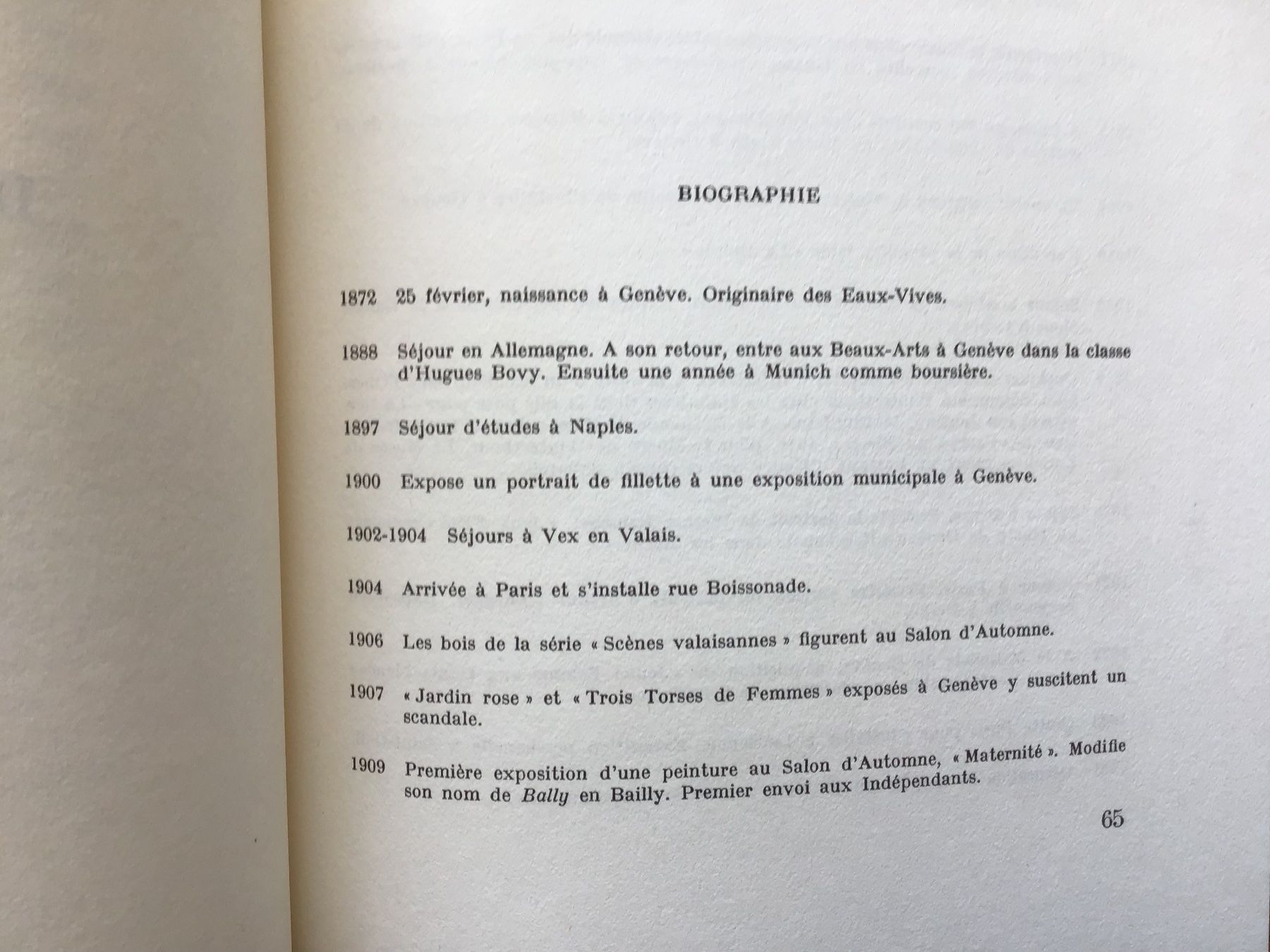 Livres: Alice Bailly par Georges Peillex – D'occasion à Fully par Ruby97 4