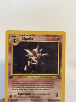 Pokemon Karte Alpollo Holo Fossil First Edition