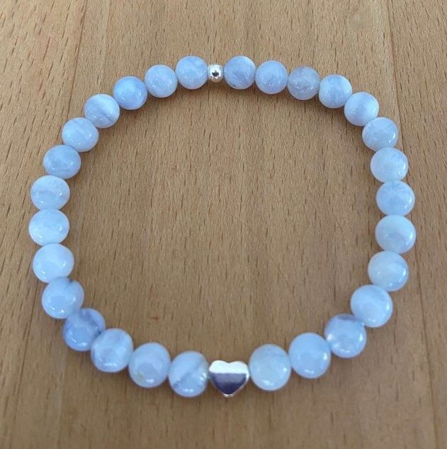 Orecchini pendenti & Orecchini a lobo: Silber Ohrringe / Ohrhänger blauer Chalcedon Edelstein – Nuovo e nell'imballaggio originale da Zuzwil SG venduto da Lemliskat 4