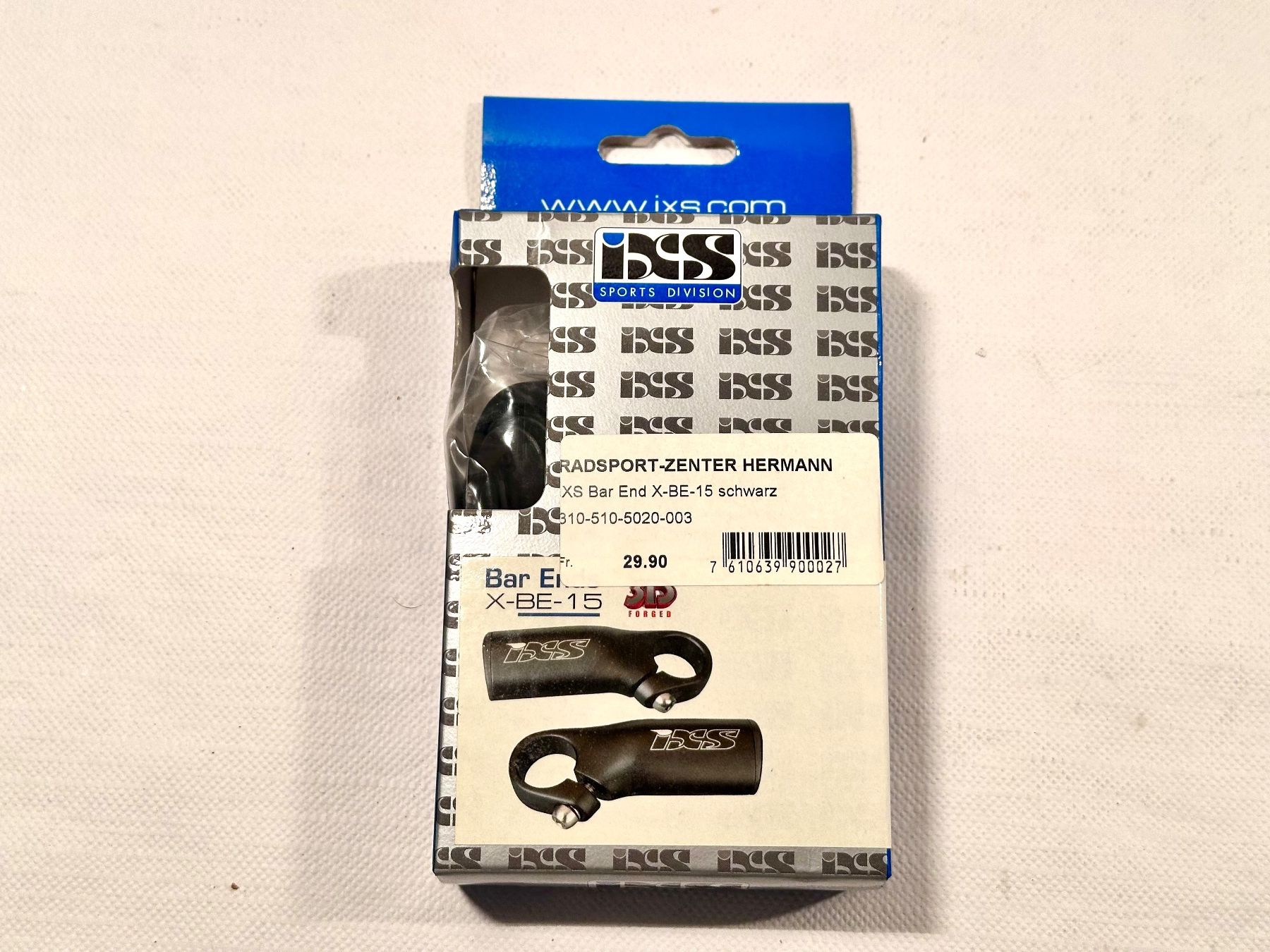 IXS Pezzi di ricambio: iXS BAR END X-BE15 SCHWARZ LENKER HÖRNCHEN NEU + OVP – Nuovo e nell'imballaggio originale da Luzern venduto da bikeandbeltcom